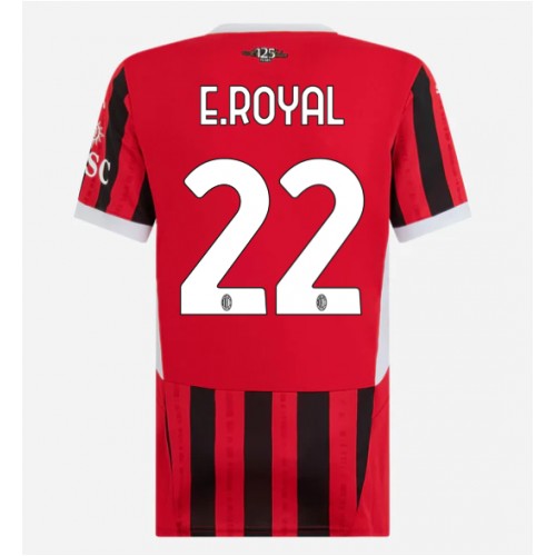 AC Milan Emerson Royal #22 Domaci Dres za Ženska 2024-25 Kratak Rukav